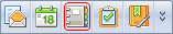 Switcher with contacts icon circled